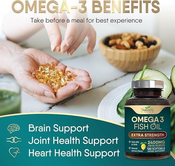 Omega 3 Support – Fish Oil with High Concentration of EPA and DHA