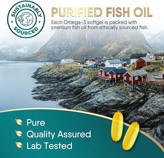 Omega 3 Support – Fish Oil with High Concentration of EPA and DHA
