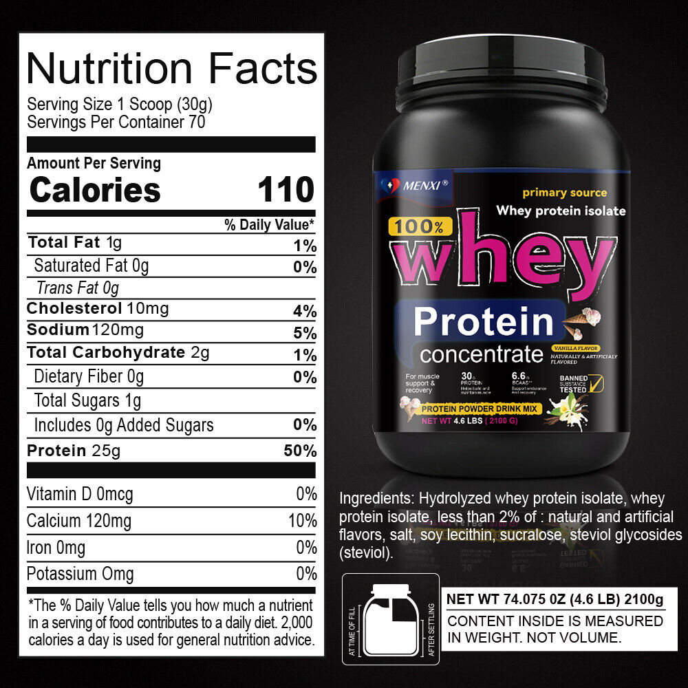 Nature's Live Whey Protein Isolate 2100g – Pure and Efficient Sports Protein