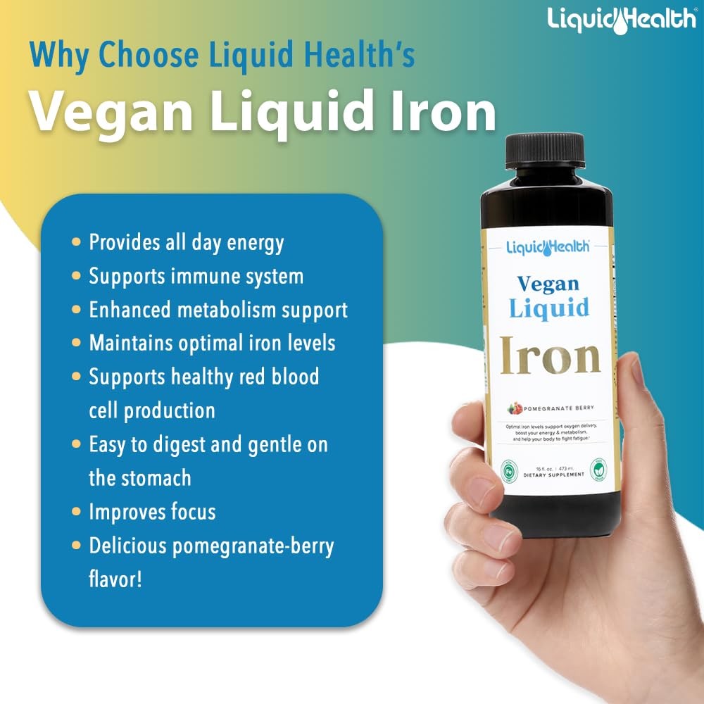 LIQUIDHEALTH Vitamin Kit – Vegan Daily Essentials with Organic Methyl B12 | 4 Bottles of 5.25 fl oz Each