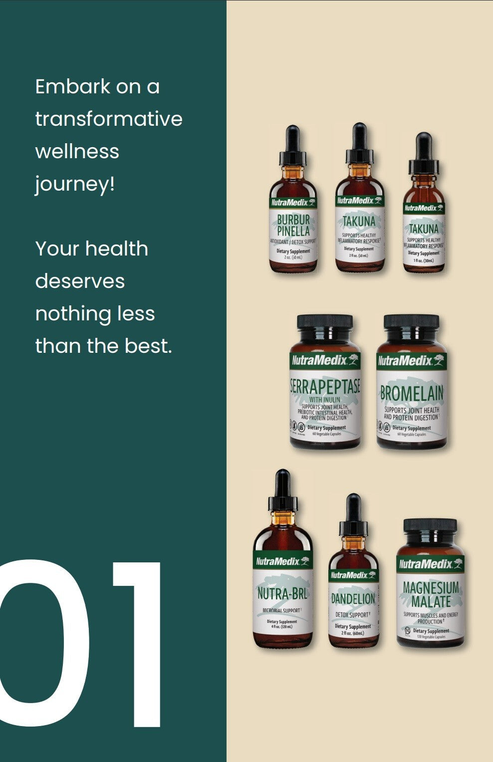 Kit NutraMedix Cowden+ Support Program – Month 1