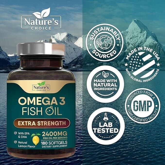 Omega 3 Support – Fish Oil with High Concentration of EPA and DHA