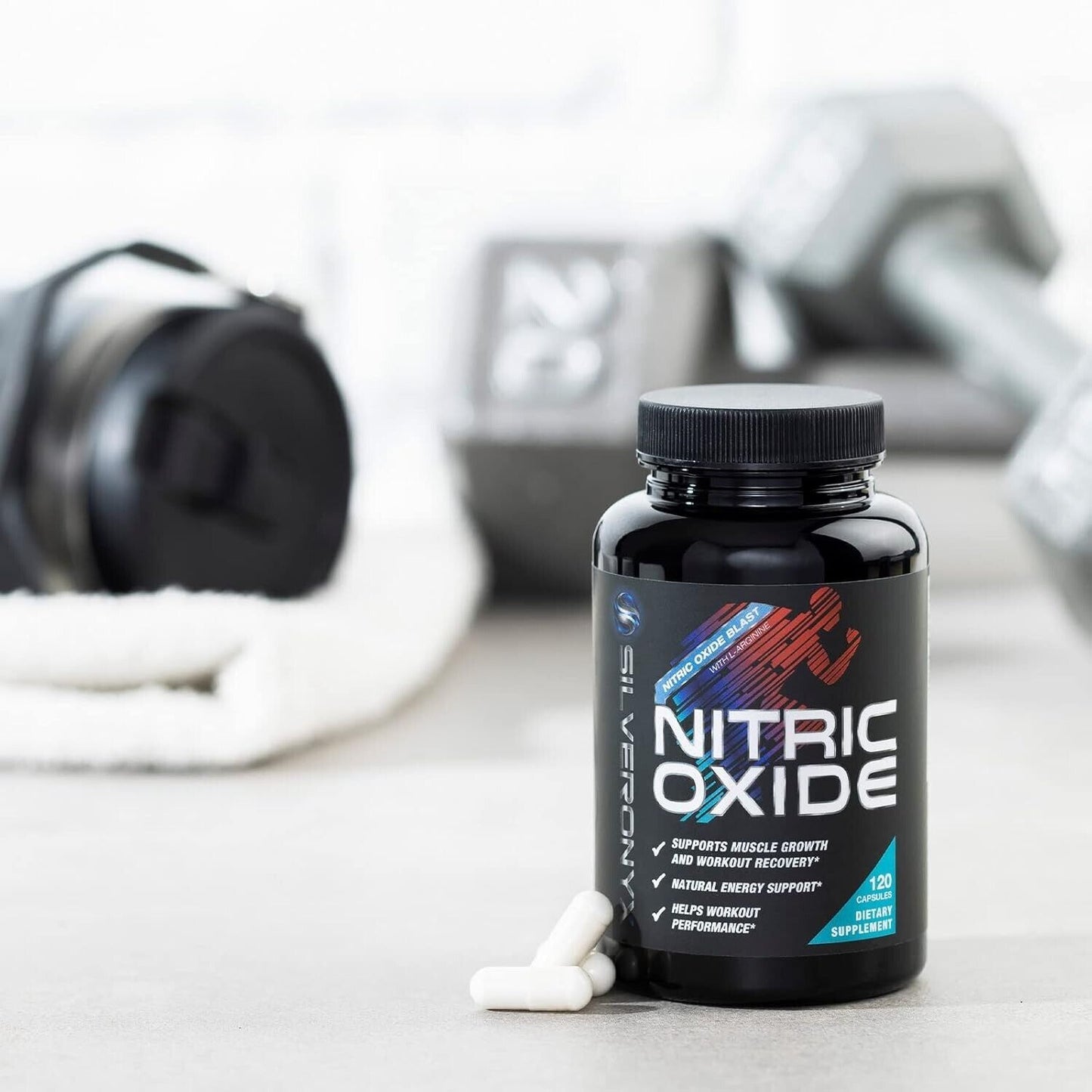 Nitric Oxide Premium 1300mg Supplement – SilverOnyx | Advanced Workout Performance