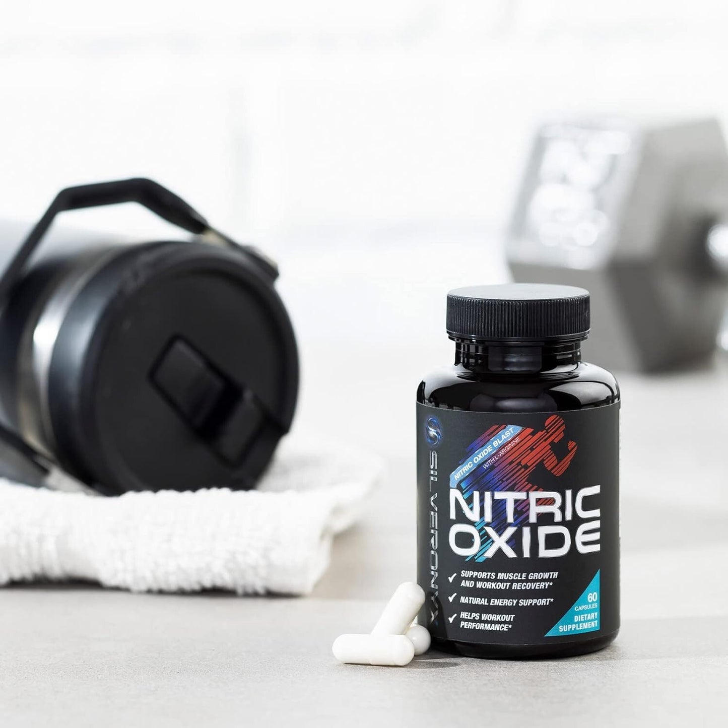 Nitric Oxide Premium 1300mg Supplement – SilverOnyx | Advanced Workout Performance