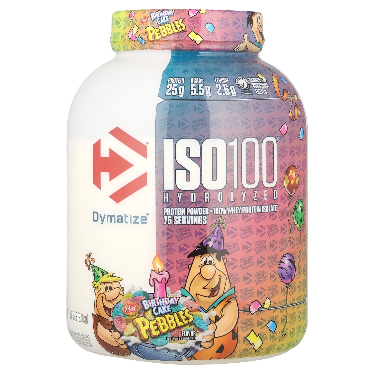Dymatize ISO100® Hydrolyzed 100% Whey Isolate – Cookies & Cream | 25 g Protein, 5 lb