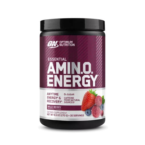 Optimum Nutrition Performance & Energy Powder – 30 Servings, BCAA, Caffeine & Amino Acids