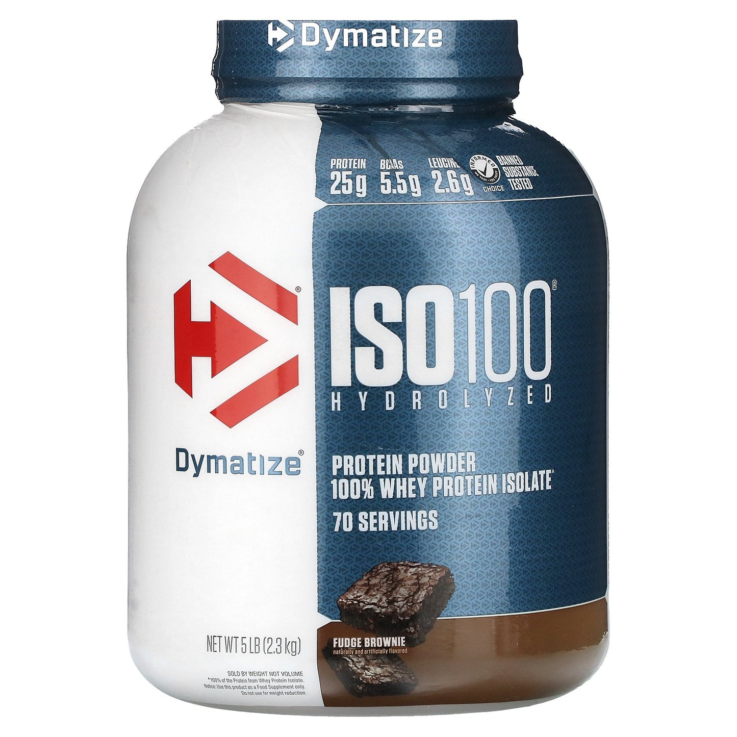 Dymatize ISO100® Hydrolyzed 100% Whey Isolate – Cookies & Cream | 25 g Protein, 5 lb