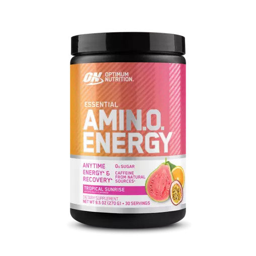 Optimum Nutrition Performance & Energy Powder – 30 Servings, BCAA, Caffeine & Amino Acids