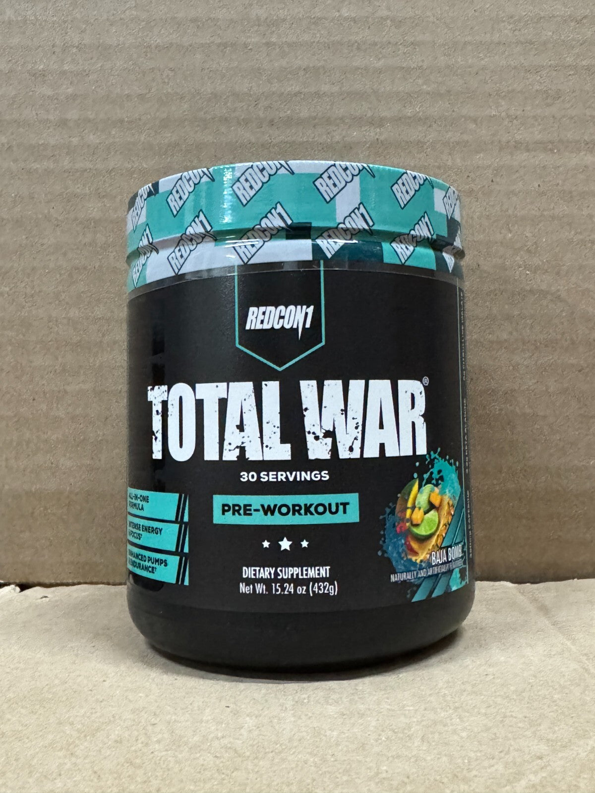 TOTAL WAR REDCON1 – Pré-Treino Potente 30 Doses | Foco, Energia e Resistência