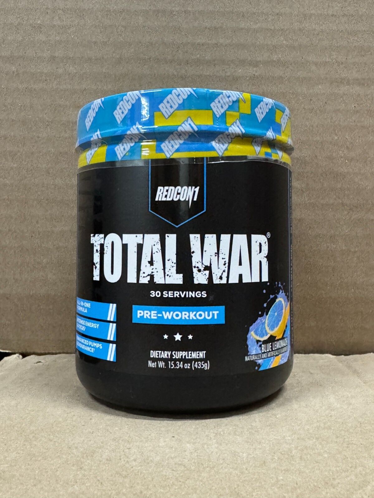 TOTAL WAR REDCON1 – Pré-Treino Potente 30 Doses | Foco, Energia e Resistência