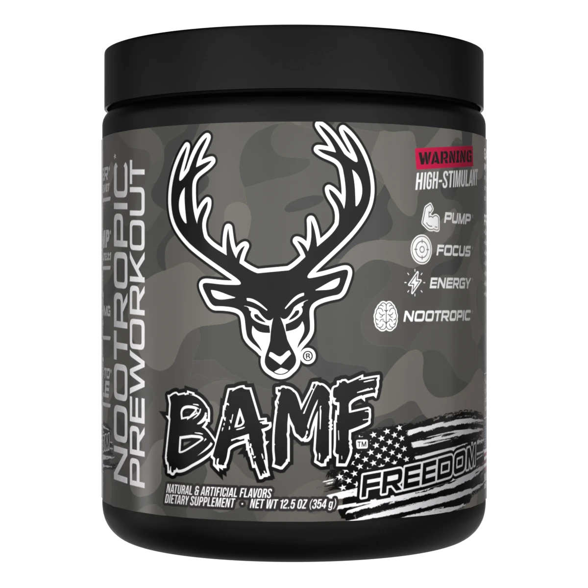BAMF BUCKED UP – Bomba Pré-Treino com Nootrópicos | Alta Estimulação