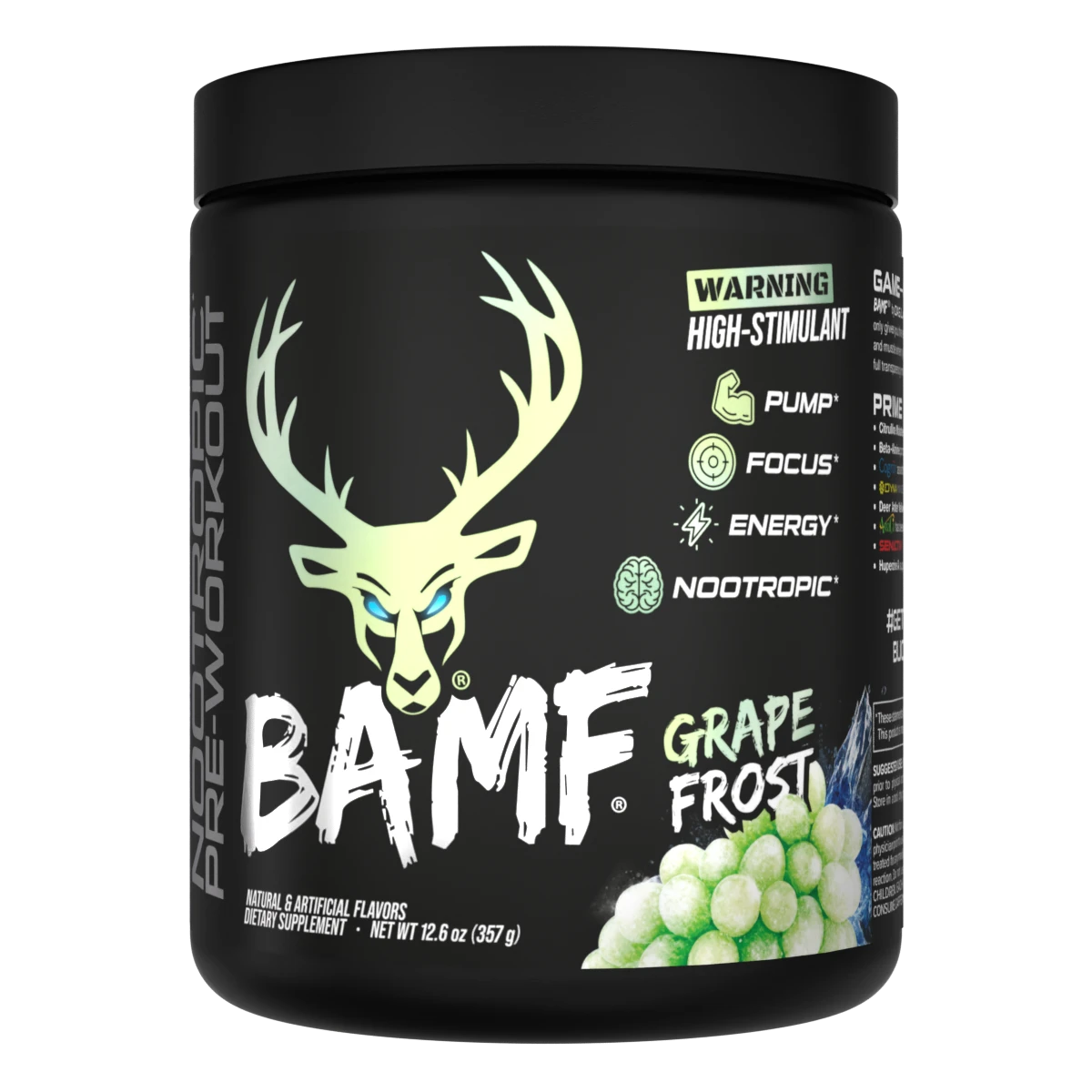 BAMF BUCKED UP – Bomba Pré-Treino com Nootrópicos | Alta Estimulação