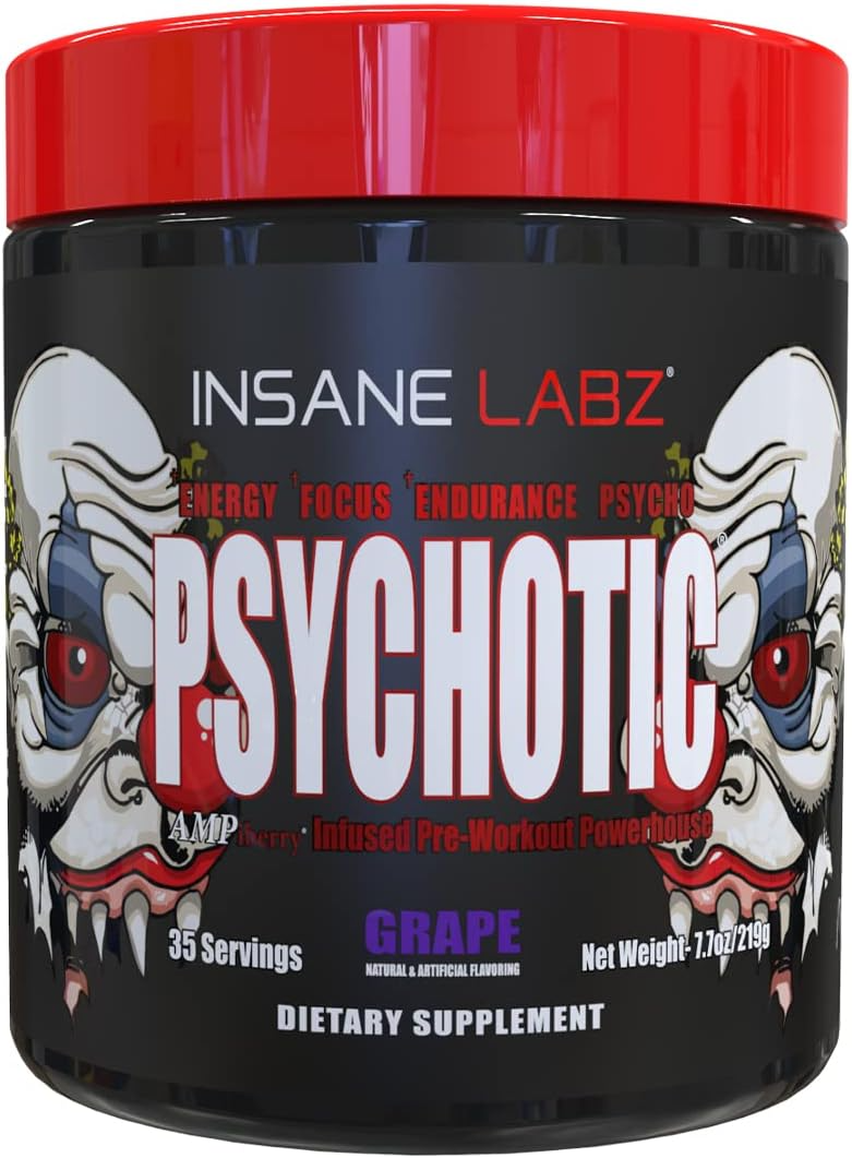 Insane Labz Psych-O-Tic – Energia Insana, Máximo Desempenho | 35 Porções
