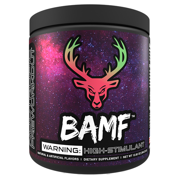 BAMF BUCKED UP – Bomba Pré-Treino com Nootrópicos | Alta Estimulação