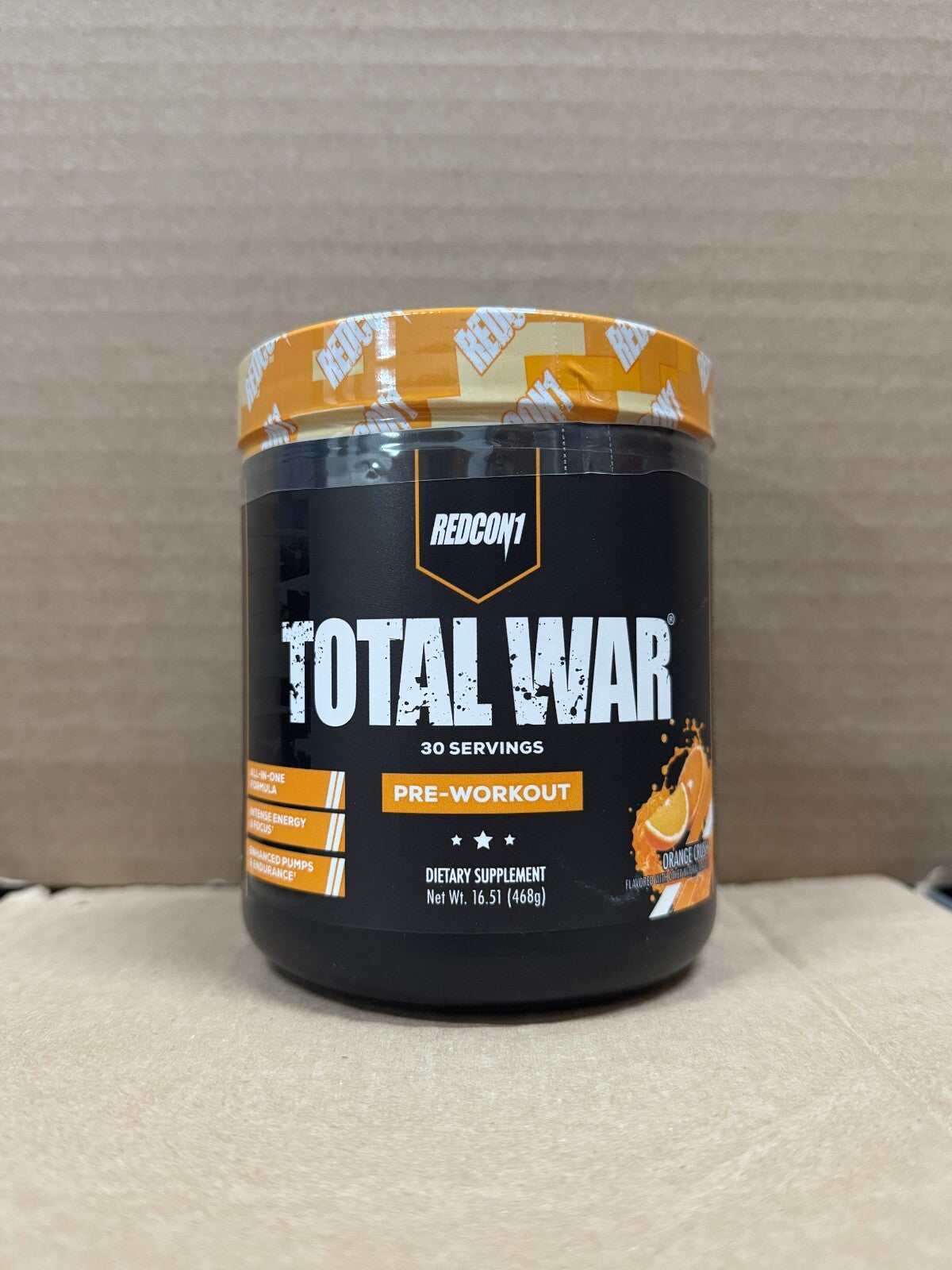 TOTAL WAR REDCON1 – Pré-Treino Potente 30 Doses | Foco, Energia e Resistência