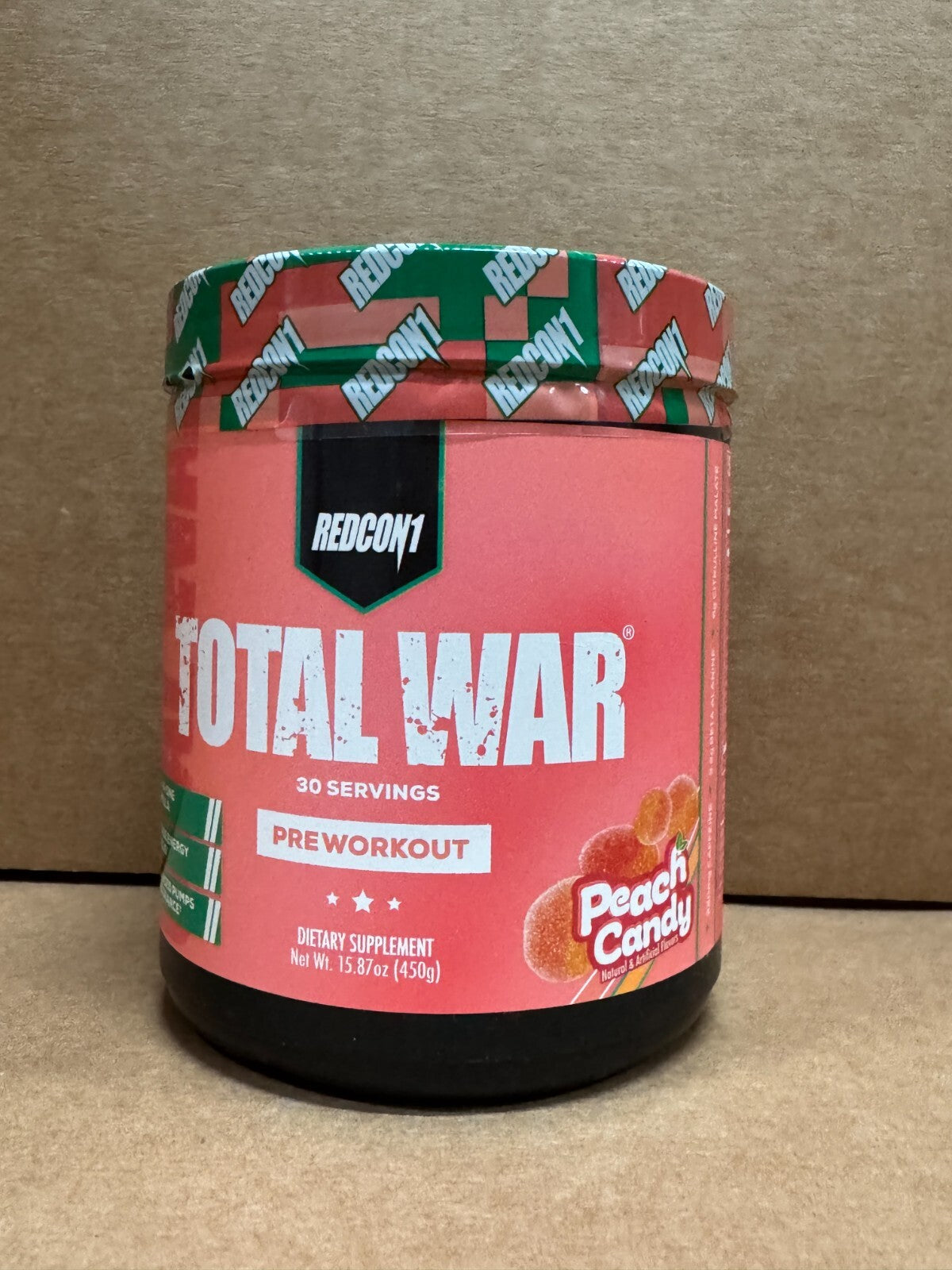 TOTAL WAR REDCON1 – Pré-Treino Potente 30 Doses | Foco, Energia e Resistência