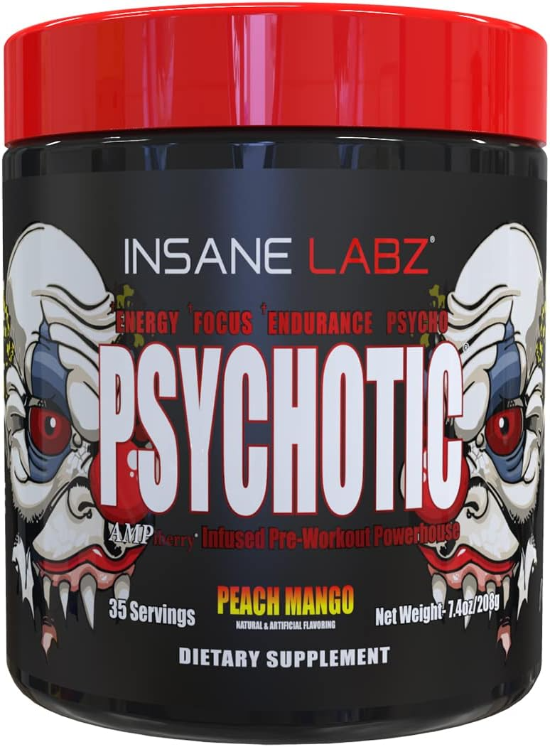 Insane Labz Psych-O-Tic – Energia Insana, Máximo Desempenho | 35 Porções
