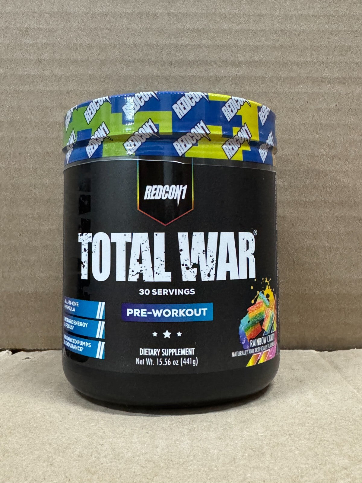 TOTAL WAR REDCON1 – Pré-Treino Potente 30 Doses | Foco, Energia e Resistência