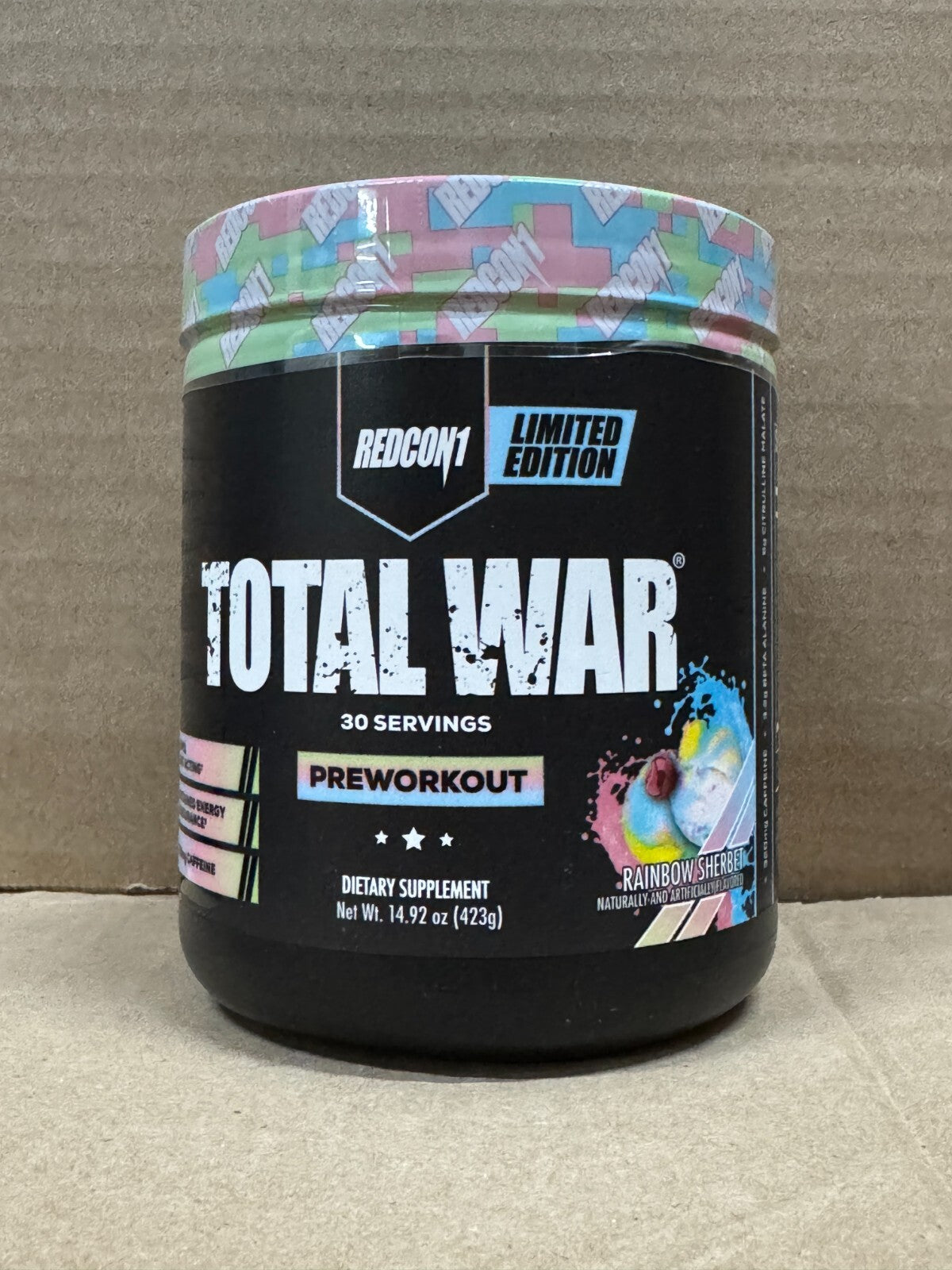 TOTAL WAR REDCON1 – Pré-Treino Potente 30 Doses | Foco, Energia e Resistência
