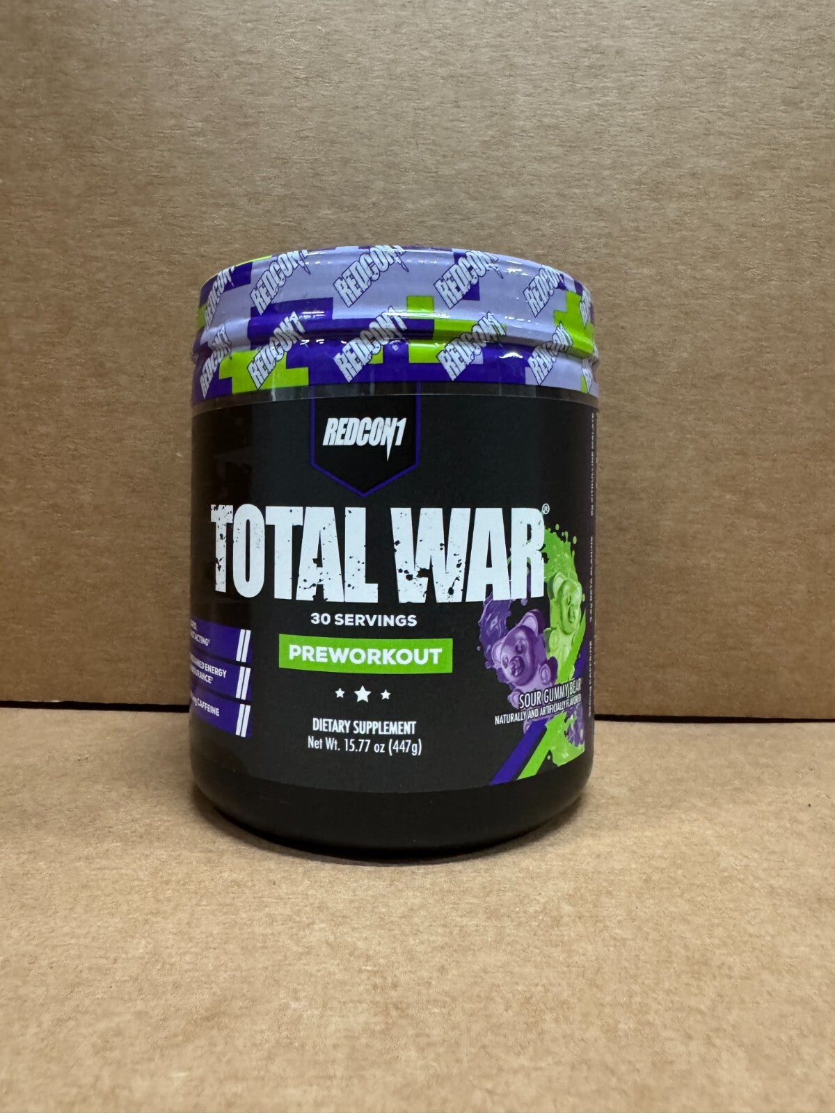 TOTAL WAR REDCON1 – Pré-Treino Potente 30 Doses | Foco, Energia e Resistência