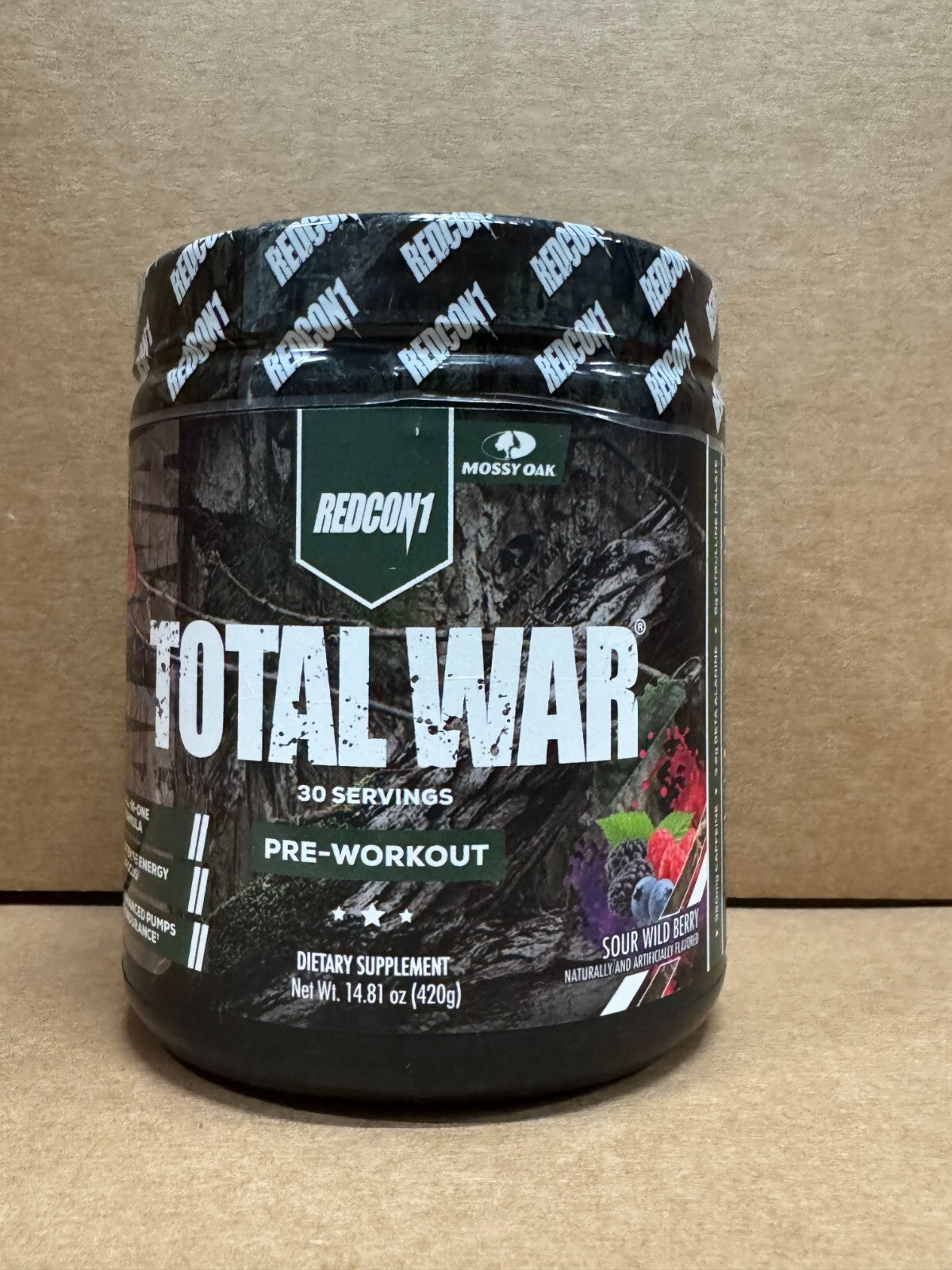 TOTAL WAR REDCON1 – Pré-Treino Potente 30 Doses | Foco, Energia e Resistência