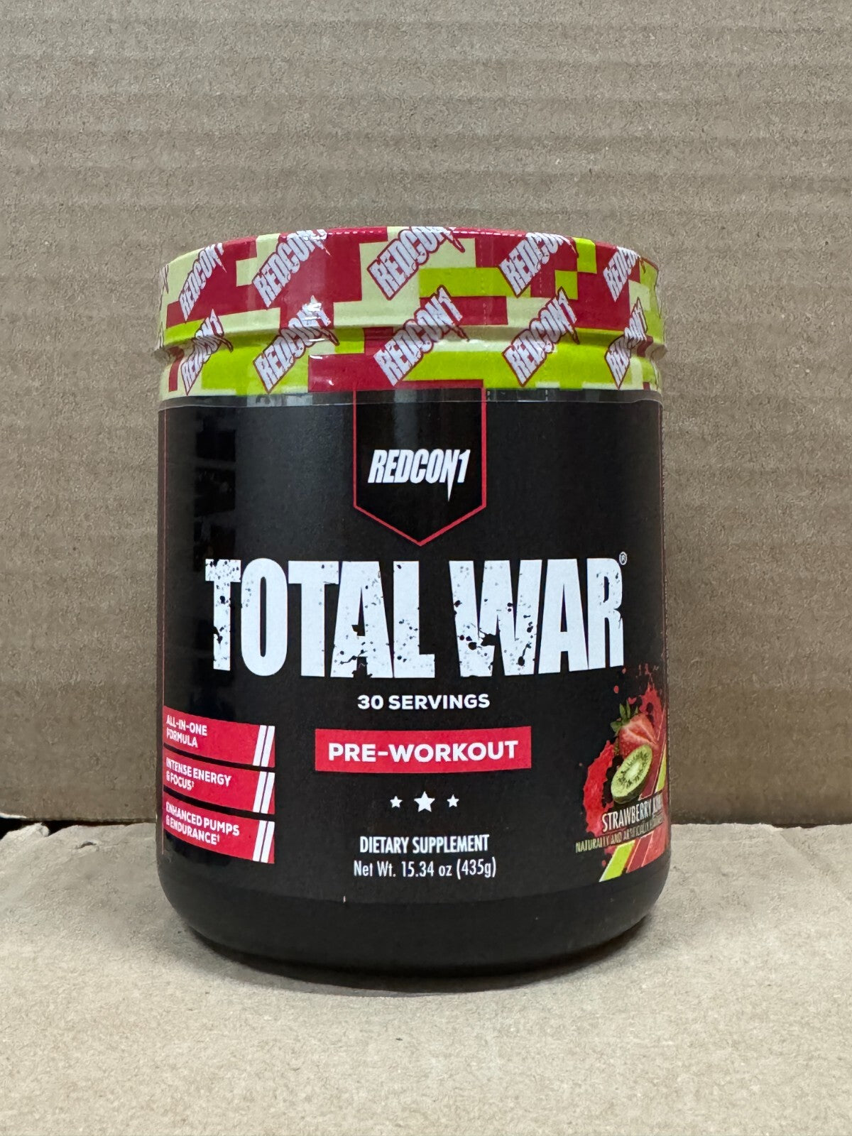 TOTAL WAR REDCON1 – Pré-Treino Potente 30 Doses | Foco, Energia e Resistência