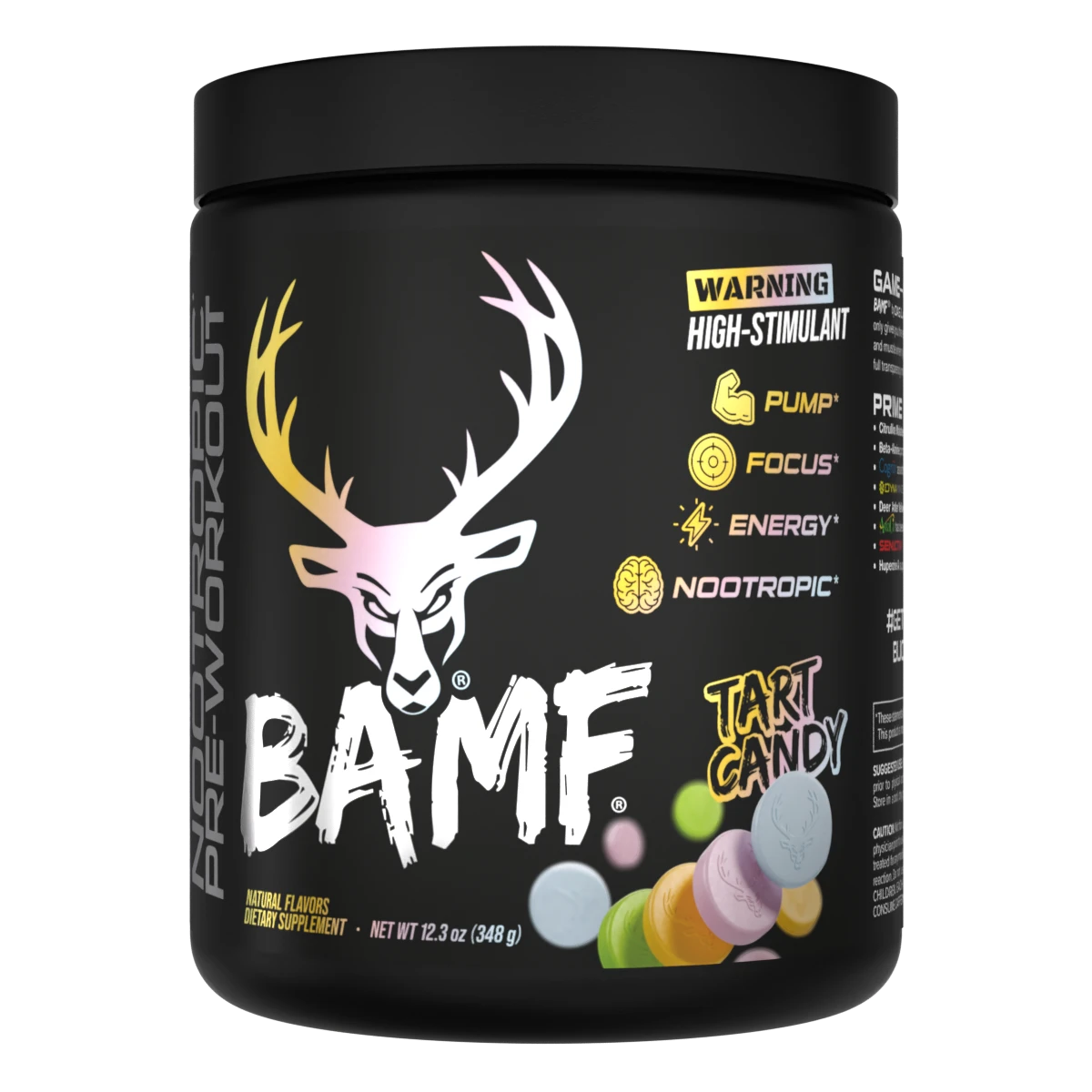 BAMF BUCKED UP – Bomba Pré-Treino com Nootrópicos | Alta Estimulação