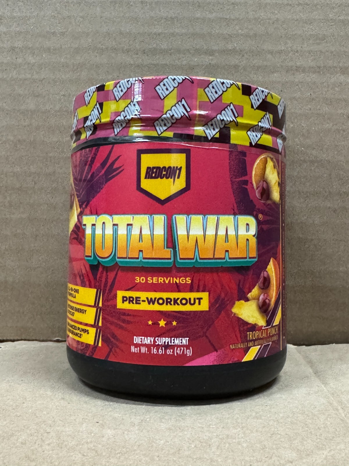TOTAL WAR REDCON1 – Pré-Treino Potente 30 Doses | Foco, Energia e Resistência