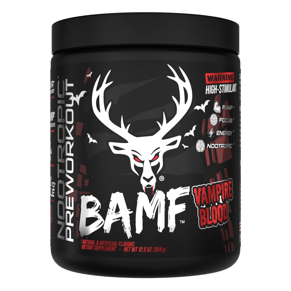 BAMF BUCKED UP – Bomba Pré-Treino com Nootrópicos | Alta Estimulação