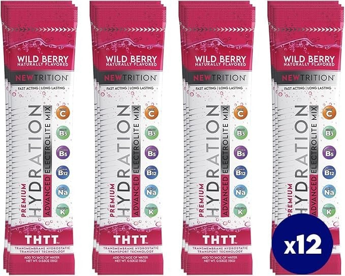 NewTrition Eletrólitos + Vitaminas – Pó de Hidratação Rápida