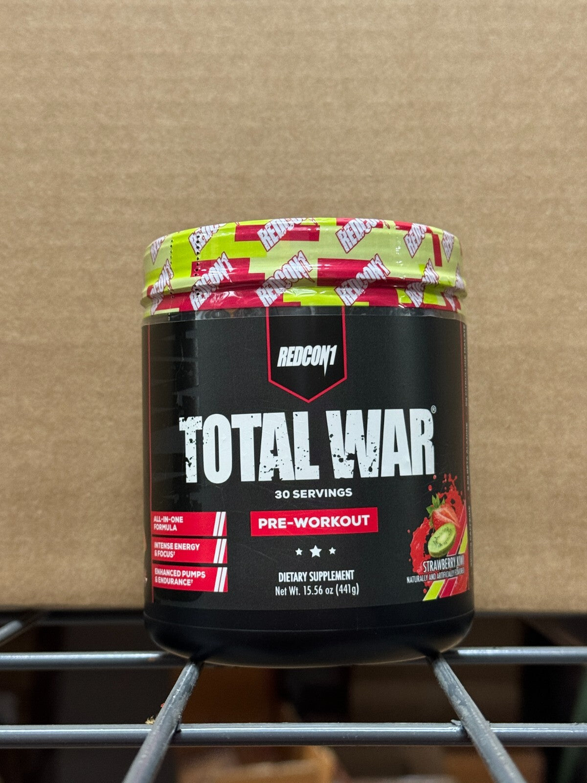 TOTAL WAR REDCON1 – Pré-Treino Potente 30 Doses | Foco, Energia e Resistência