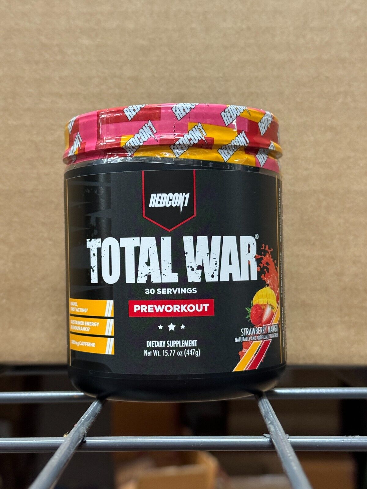 TOTAL WAR REDCON1 – Pré-Treino Potente 30 Doses | Foco, Energia e Resistência