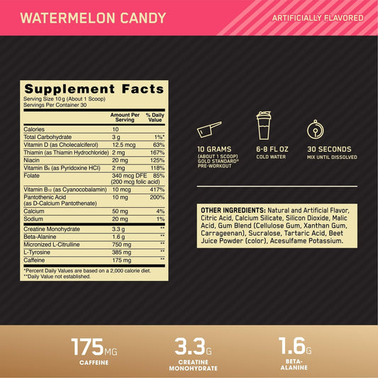 Optimum Nutrition Gold Standard – Pré-Treino Potente com Benefícios para o Sistema Imune