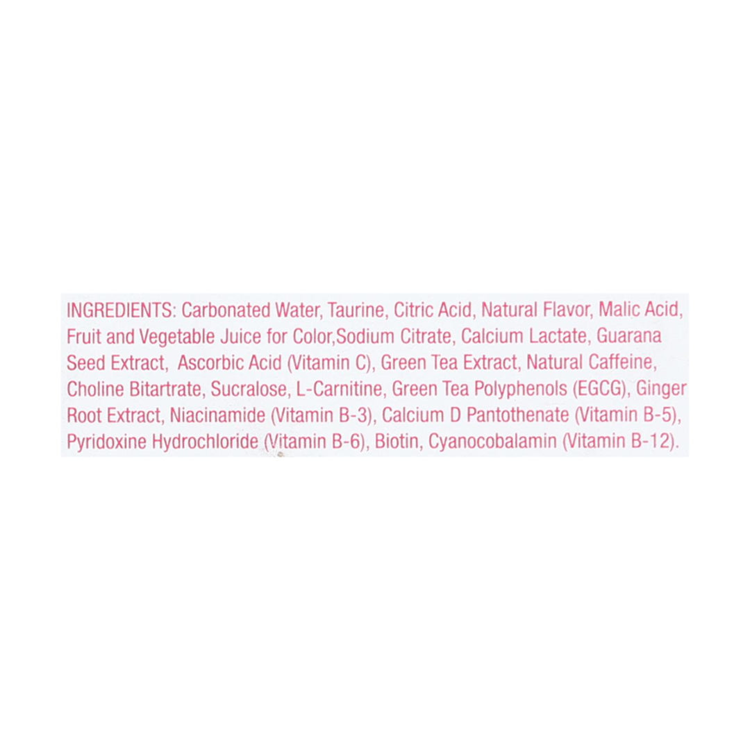 Aspire Healthy Energy - Sparkling Raspberry Acai - Case Of 6 - 4/12 Oz