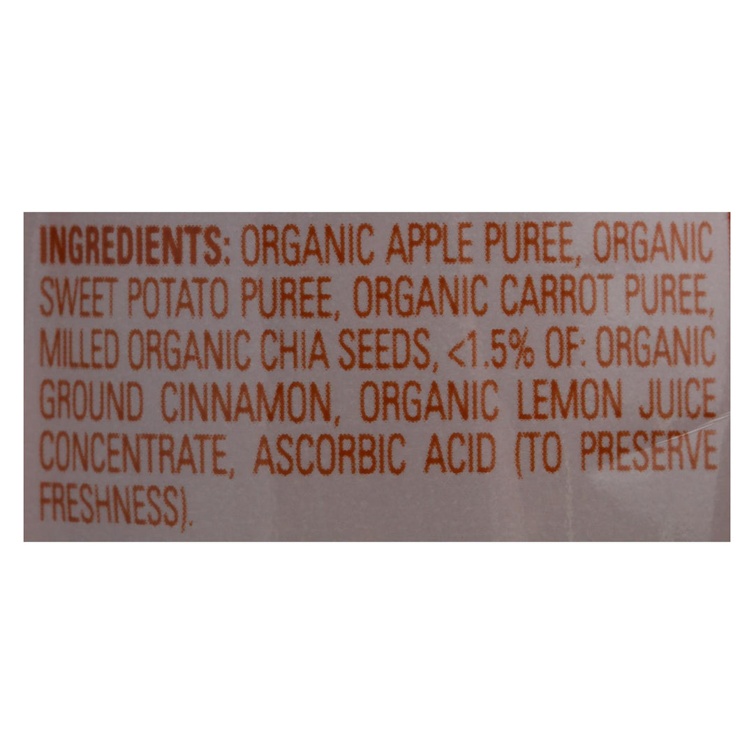 Happy Baby Happytot Organic Superfoods Sweet Potato Apple Carrot And Cinnamon - 4.22 Oz - Case Of 16