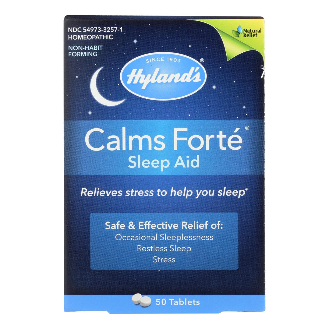 Hylands Homeopathic Calms Fort - Sleep Aid - 50 Tablets