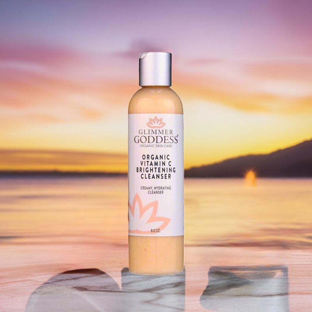 Organic Anti Aging Facial Cleanser with Vitamin C and E 8 oz