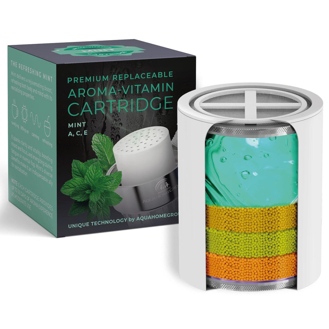AquaHomeGroup Vitamin C   E   A Shower Filter Replacement Cartridge with Aroma Granules (Mint)