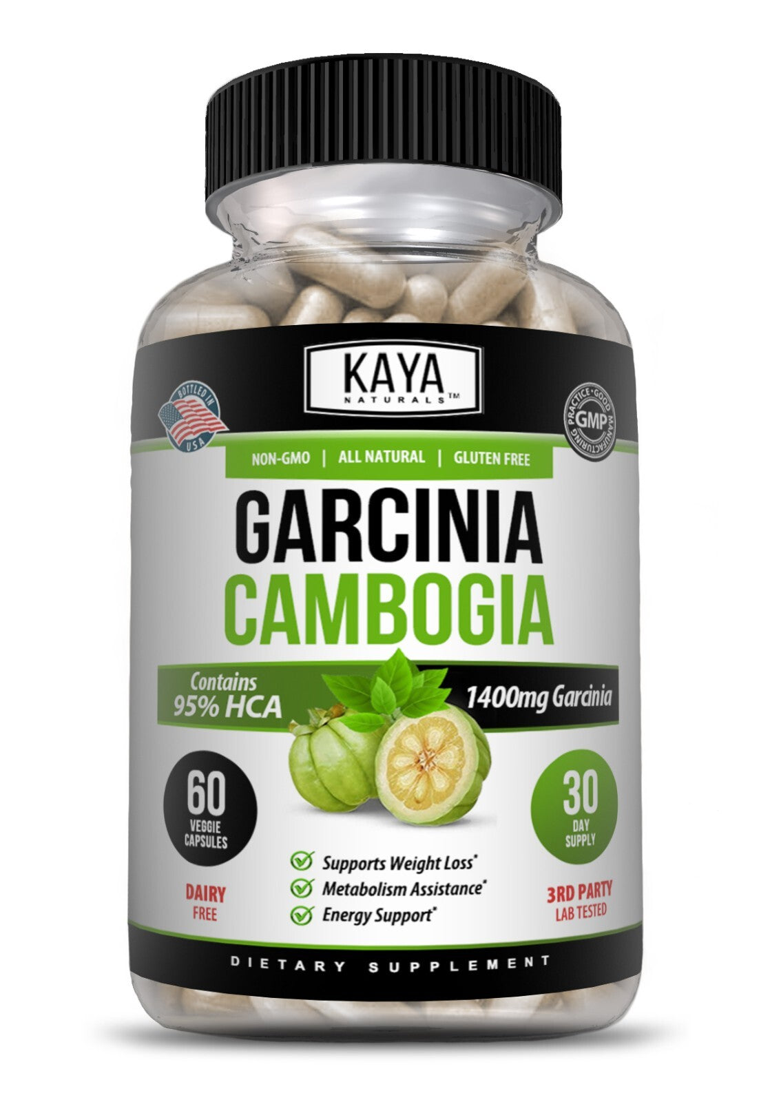 Garcinia Cambogia Premium – 95% HCA – Auxílio Natural para Emagrecimento