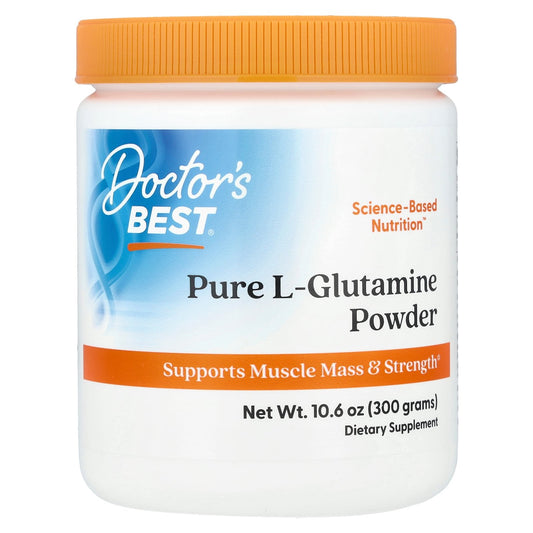 Pure L-Glutamine Powder 300g – Supplement for Muscle Recovery and Immunity