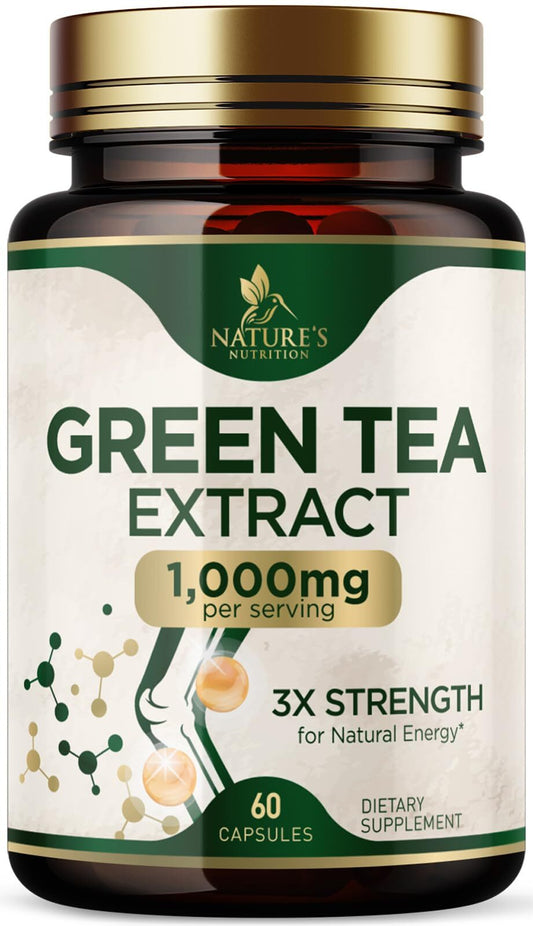 Extrato de Chá Verde 1000mg – Perda de Peso Natural e Aceleração do Metabolismo