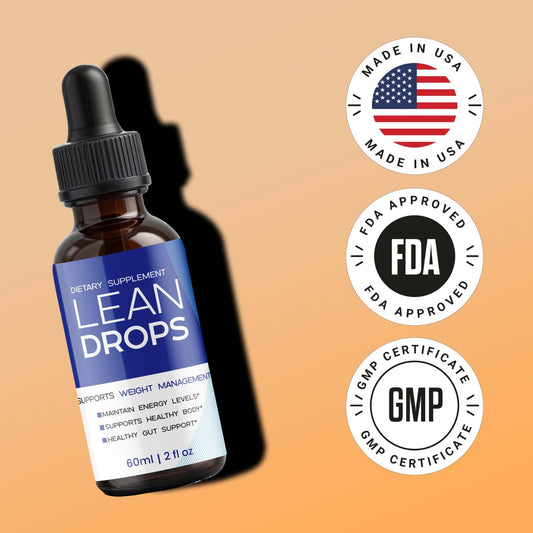 LeanDrops 6 Pack – Lean Drops for Weight Loss, Advanced Fat Burning Formula