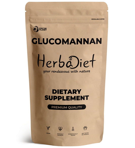 Glucomanano Konjac 2000mg – Fibra Natural em Pó | Supressor de Apetite e Auxílio na Perda de Peso
