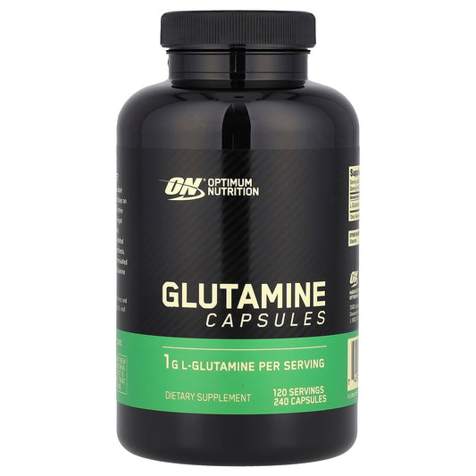 L-Glutamine 500mg – 240 Capsules | Strength, Performance and Immunity