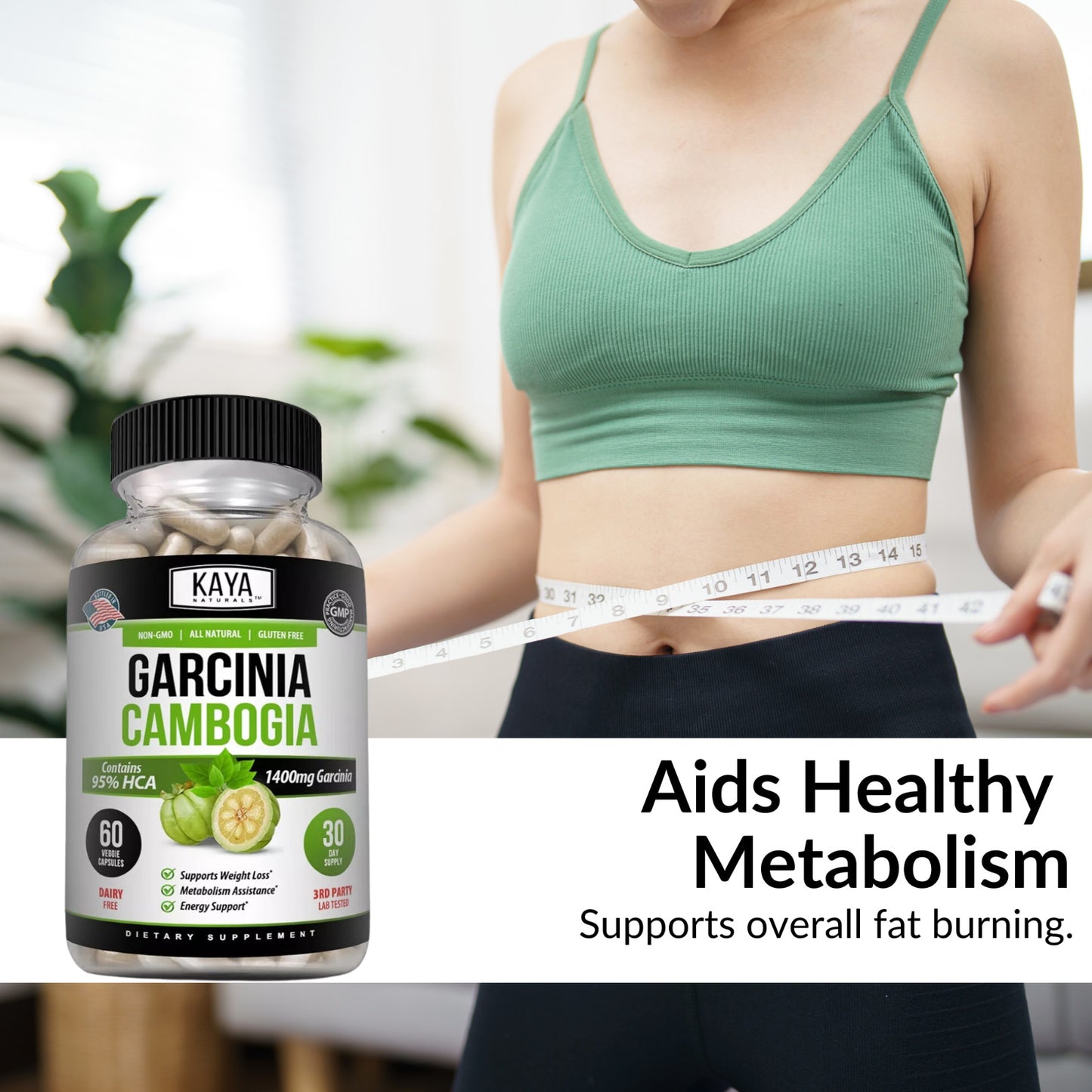 Garcinia Cambogia Premium – 95% HCA – Auxílio Natural para Emagrecimento