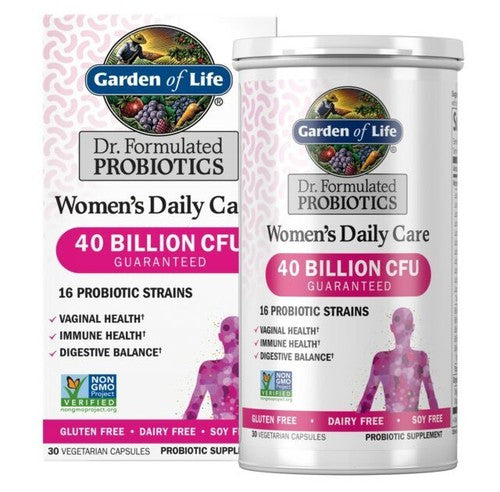 Garden of Life Women’s Probiotics – 40 Billion CFU – 30 Cápsulas