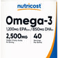 Nutricost Ômega 3 Extra Forte – 2500mg, 40 Doses Premium