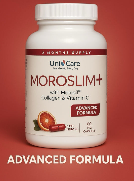 MOROSLIM+ with Morosil, Collagen and Vitamin C – Skin and Weight Loss Supplement | 60 Capsules