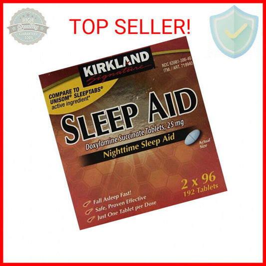 Doxylamine 25mg – Kirkland Sleep Aid | Guaranteed Deep Sleep