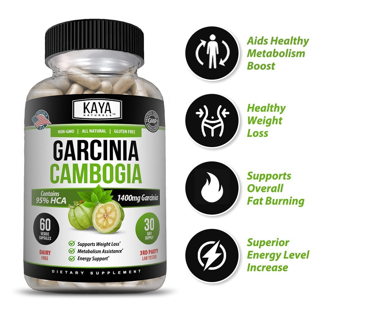 Garcinia Cambogia Premium – 95% HCA – Auxílio Natural para Emagrecimento